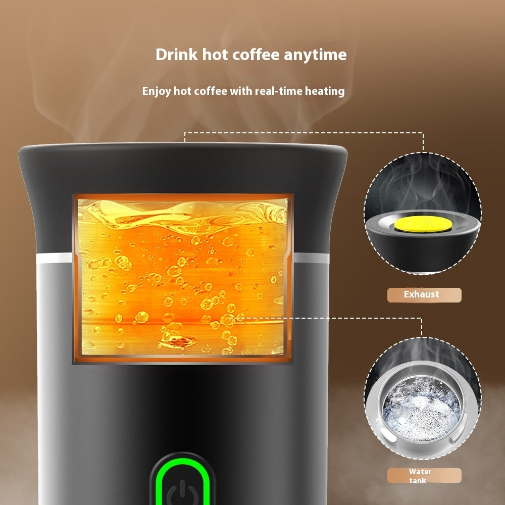 Electric Grinder Coffee Travel Handy 3 In1 Espresso Portable Coffee Espresso Maker Machine Cafe Portable Capsule Coffee Machine Kitchen Gadgets - Rox International