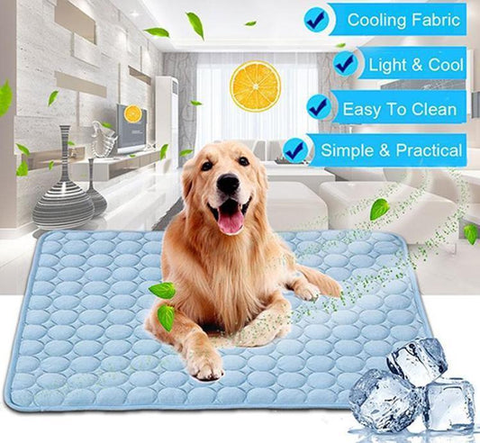 Pet Dog Cat Ice Silk Cold Nest Pad For Cooling In Summer - Rox International