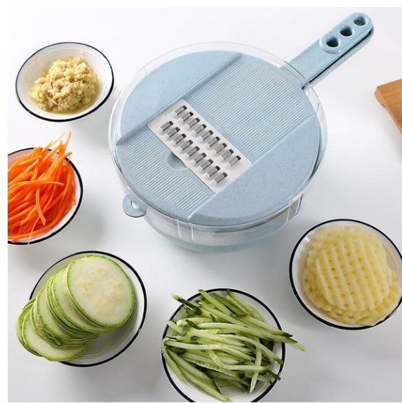 8 In 1 Mandoline Slicer Vegetable Slicer Potato Peeler Carrot Onion Grater With Strainer Vegetable Cutter Kitchen Accessories - Rox International