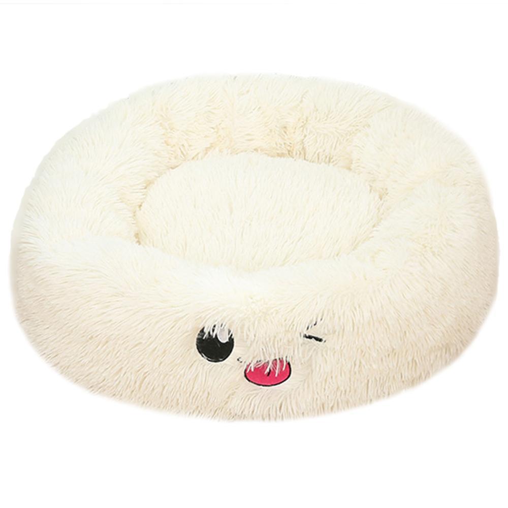 Dog Beds For Small Dogs Round Plush Cat Litter Kennel Pet Nest Mat Puppy Beds - Rox International