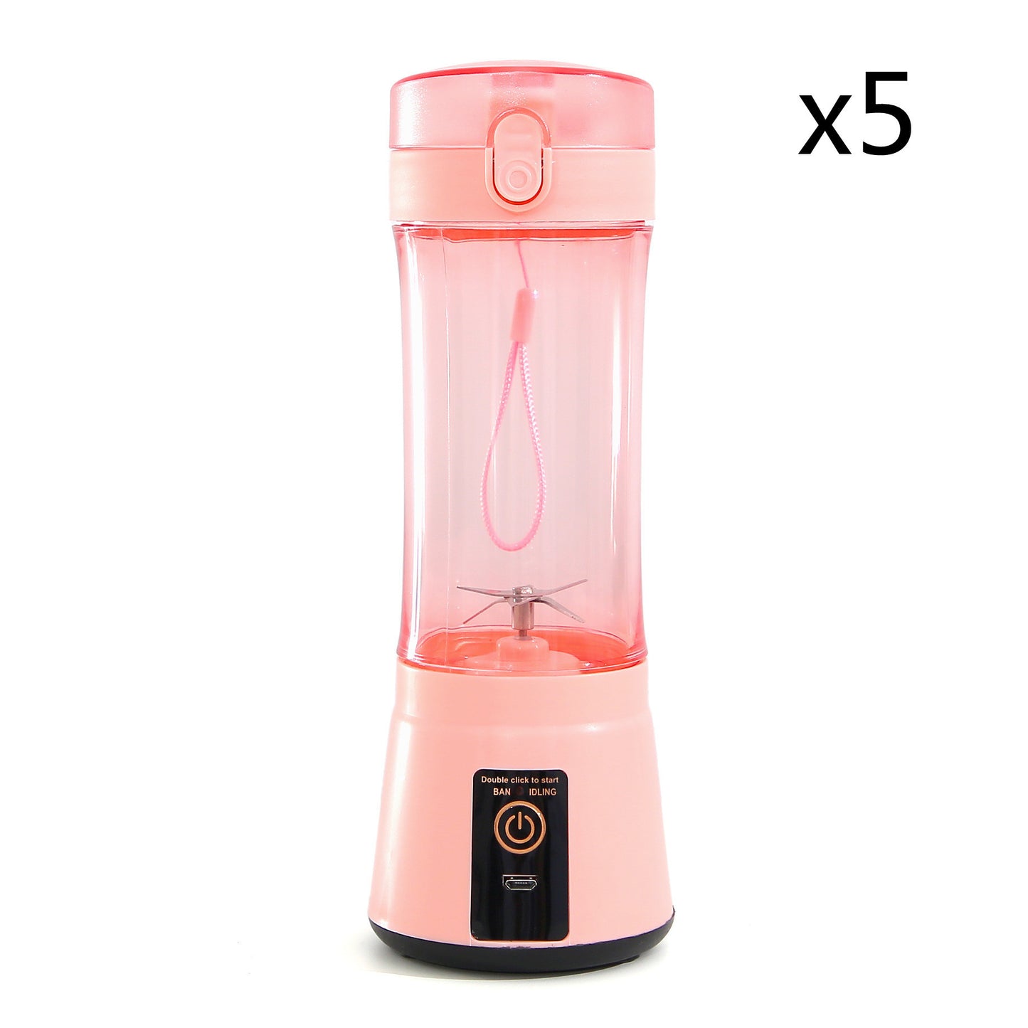 Portable Electric Fruit Juicer Wireless USB Rechargeable Mini Mixer Multifunction Summer Smoothie Blender Machine Kitchen Supplies - Rox International