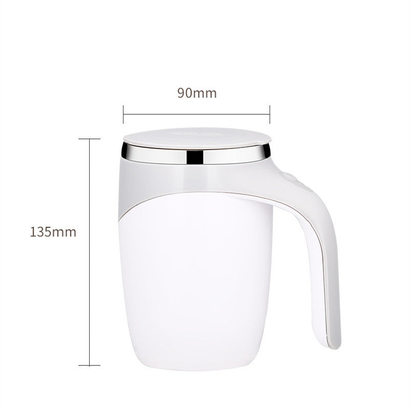 Rechargeable Model Automatic Stirring Cup Coffee Cup High Value Electric Stirring Cup Lazy Milkshake Rotating Magnetic Water Cup - Rox International