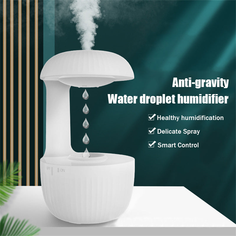 Anti-gravity Air Humidifier Mute Countercurrent Humidifier Levitating Water Drops Cool Mist Maker Fogger Relieve Fatigue - Rox International