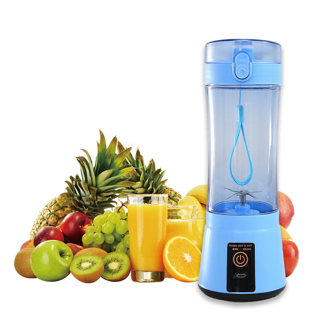 Portable Electric Fruit Juicer Wireless USB Rechargeable Mini Mixer Multifunction Summer Smoothie Blender Machine Kitchen Supplies - Rox International