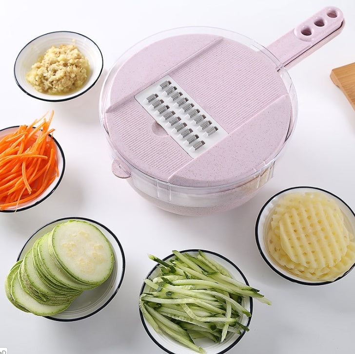 8 In 1 Mandoline Slicer Vegetable Slicer Potato Peeler Carrot Onion Grater With Strainer Vegetable Cutter Kitchen Accessories - Rox International