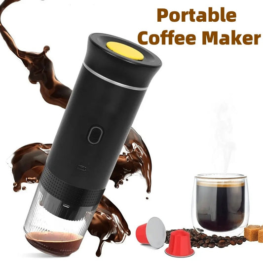 Electric Grinder Coffee Travel Handy 3 In1 Espresso Portable Coffee Espresso Maker Machine Cafe Portable Capsule Coffee Machine Kitchen Gadgets - Rox International