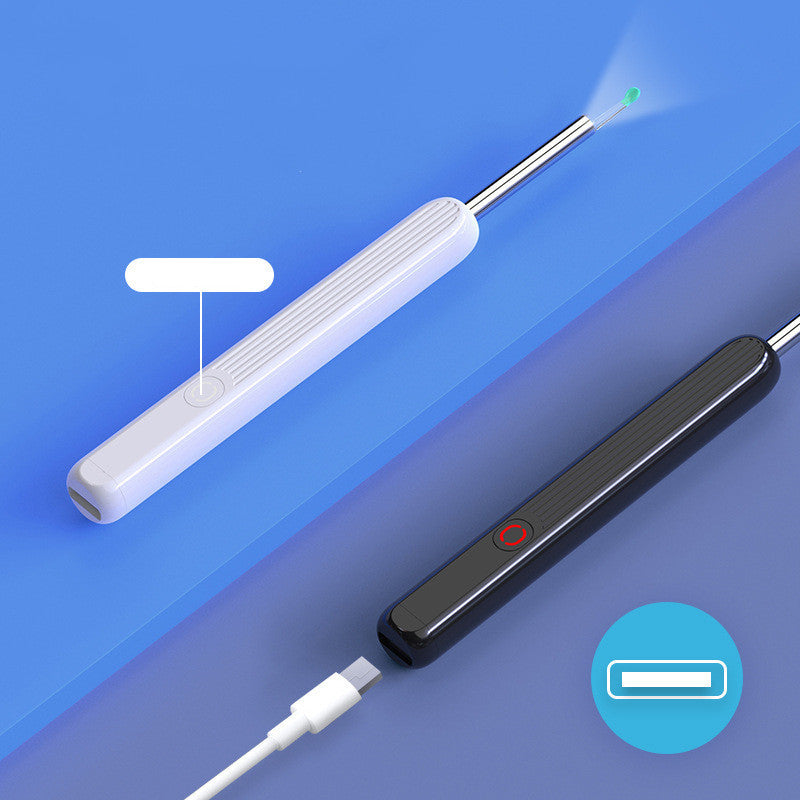 NE3 Ear Cleaner Otoscope Ear Wax Removal Tool With Camera LED Light Wireless Ear Endoscope Ear Cleaning Kit For I-phone - Rox International