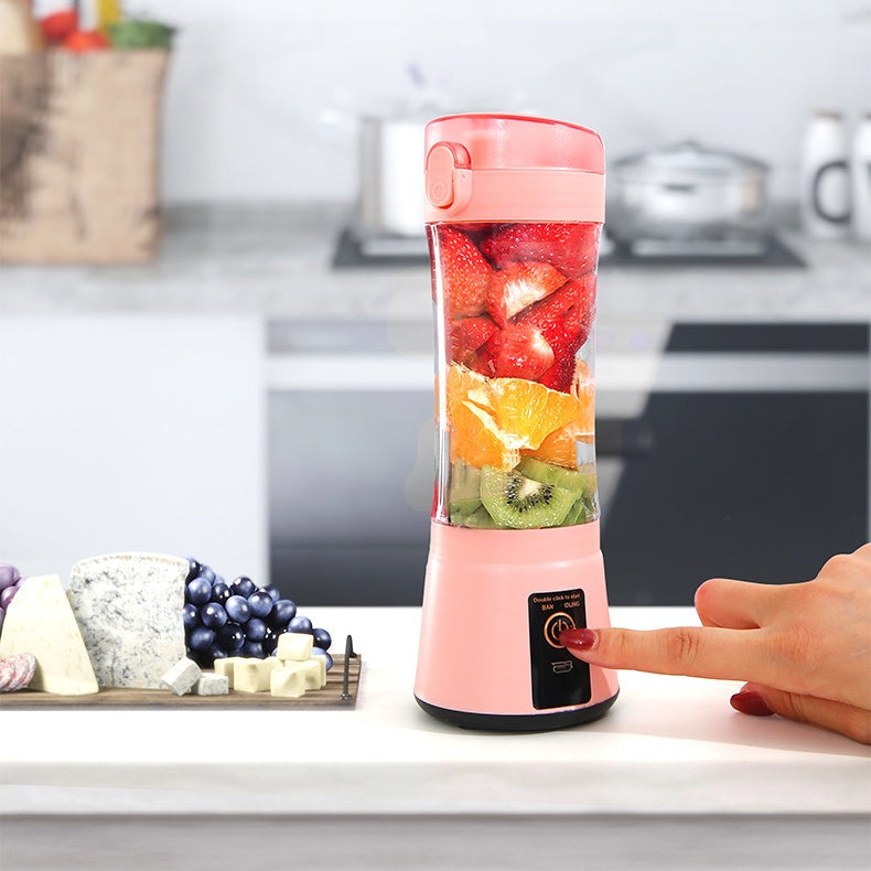 Portable Electric Fruit Juicer Wireless USB Rechargeable Mini Mixer Multifunction Summer Smoothie Blender Machine Kitchen Supplies - Rox International