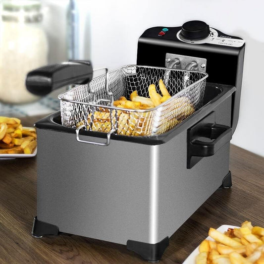 Household 3L French Fries Electromechanical Fryer - Rox International