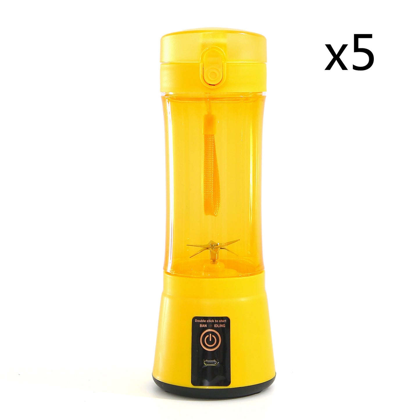 Portable Electric Fruit Juicer Wireless USB Rechargeable Mini Mixer Multifunction Summer Smoothie Blender Machine Kitchen Supplies - Rox International