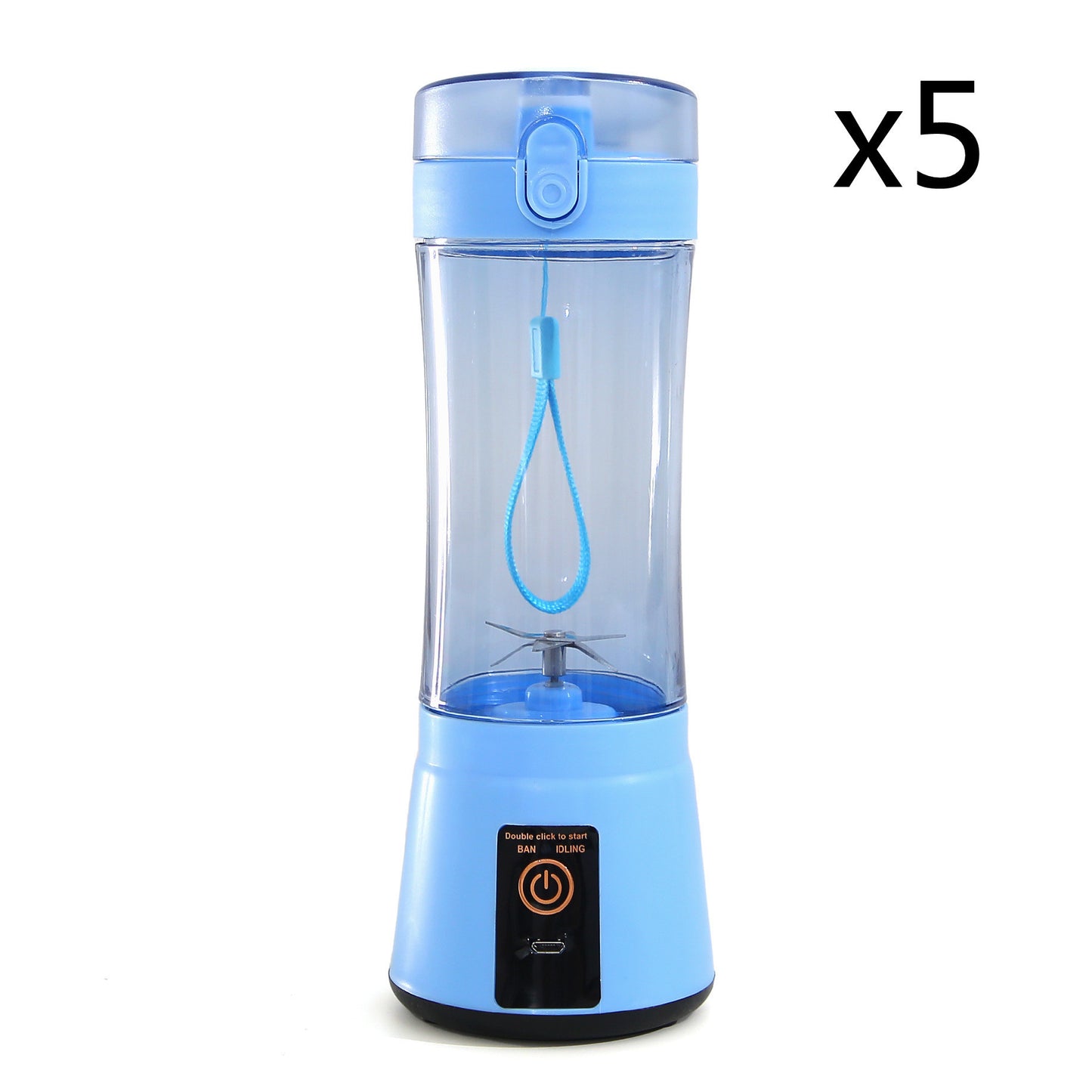 Portable Electric Fruit Juicer Wireless USB Rechargeable Mini Mixer Multifunction Summer Smoothie Blender Machine Kitchen Supplies - Rox International