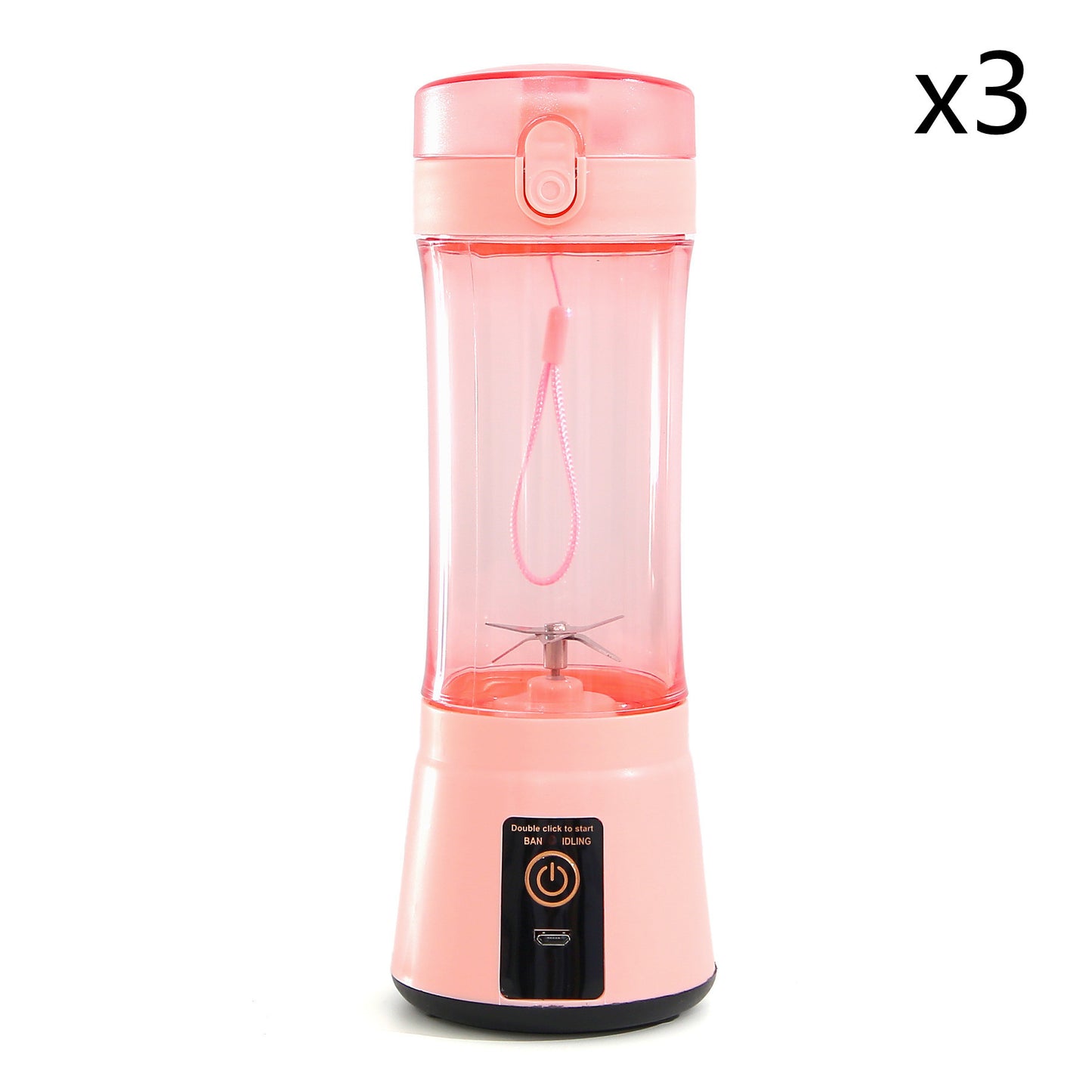 Portable Electric Fruit Juicer Wireless USB Rechargeable Mini Mixer Multifunction Summer Smoothie Blender Machine Kitchen Supplies - Rox International