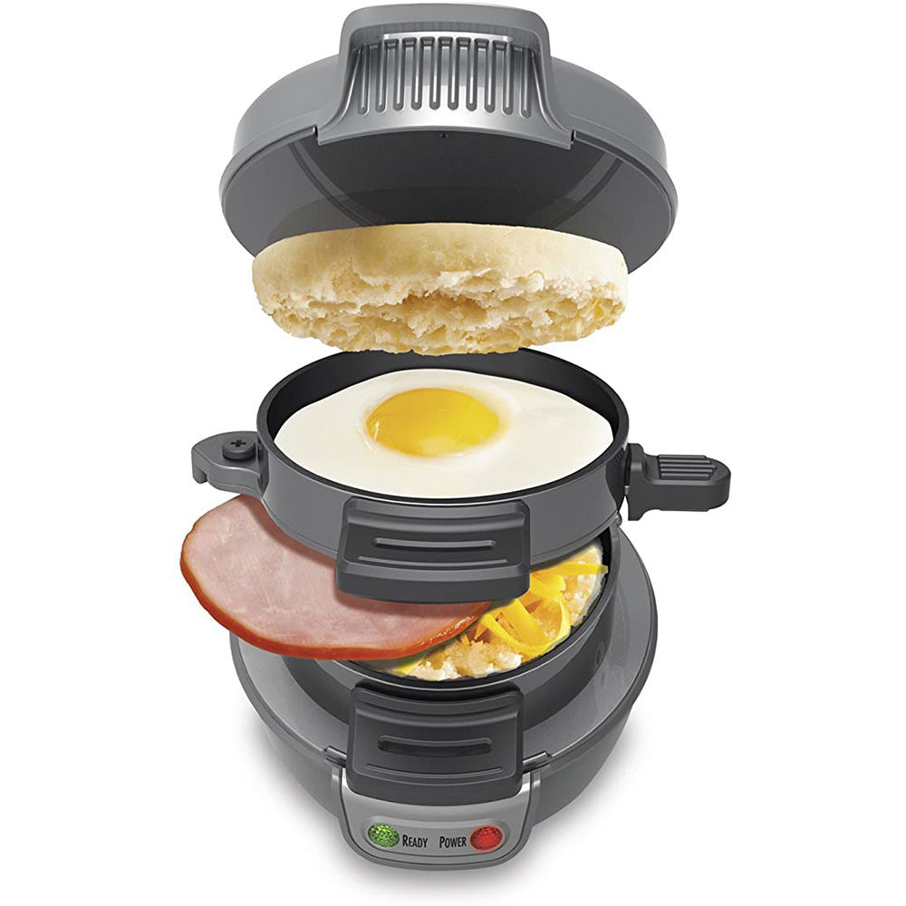 Household Breakfast Machine Hamburg Sandwich Maker With Egg Cooker Ring Machine Bread Sandwich Machine Waffle Machine - Rox International