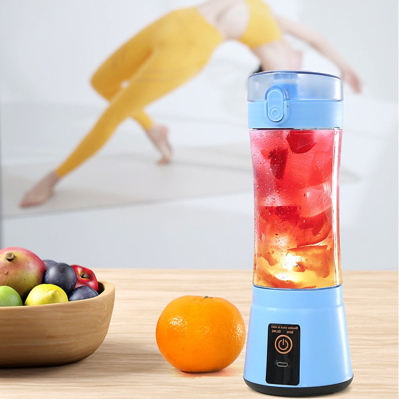 Portable Electric Fruit Juicer Wireless USB Rechargeable Mini Mixer Multifunction Summer Smoothie Blender Machine Kitchen Supplies - Rox International