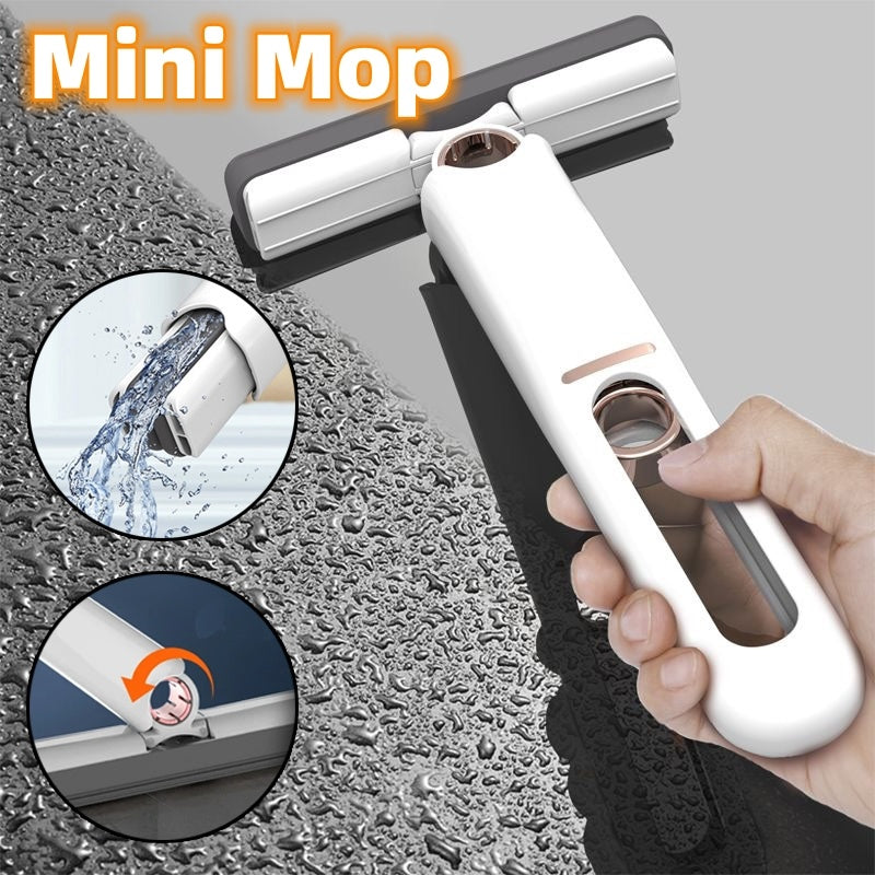 Mini Mops Floor Cleaning Sponge Squeeze Mop Household Cleaning Tools Home Car Portable Wiper Glass Screen Desk Cleaner Mop - Rox International