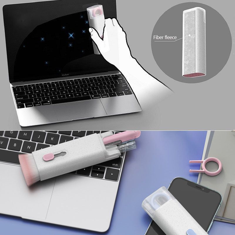 Multifunctional Bluetooth-compatible Headset Cleaning Pen Set Keyboard Cleaner Cleaning Tools Cleaner Keycap Puller Kit - Rox International